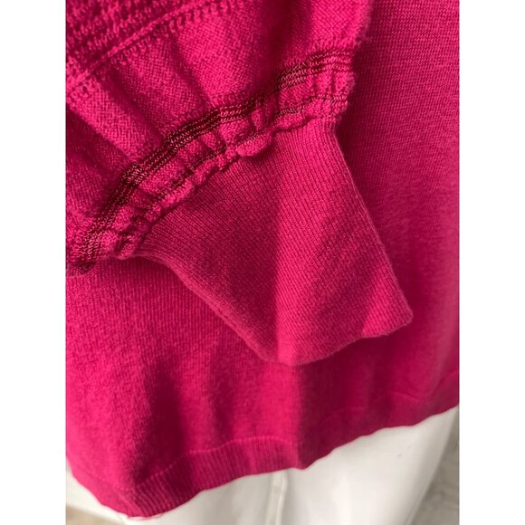 Blu Dahlia Women Long Sleeve Twisted Split Back Design Sweater Tunic Size M - Picture 10 of 13